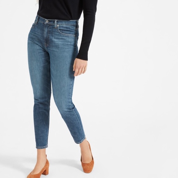 Everlane Denim - Everlane High-Rise Skinny Jeans Mid Blue Sz 27